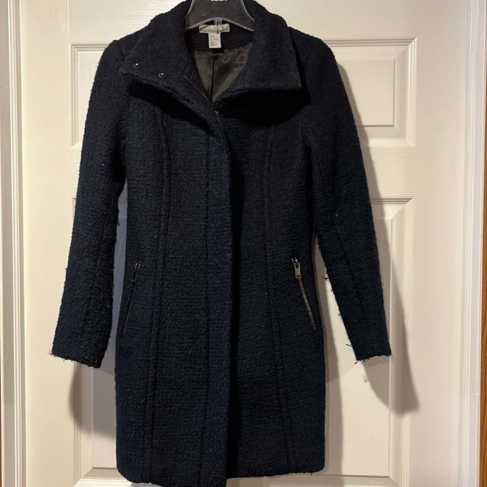 H&M Womens black zippered jacket